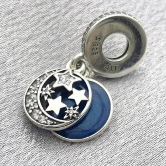 Pandora Moon & Stars Dangle Charm - Picture 2 of 5